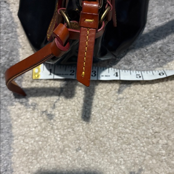 Dooney & Bourke Patent Leather Bag with Leather Accents - Picture 14 of 14